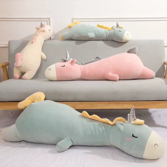 Giant Stuffed Unicorn Sleeping Pillow