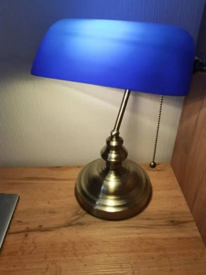 Vintage Banker Table Lamp
