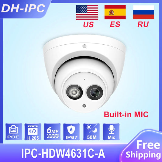 6MP HD Mini Dome IP Camera