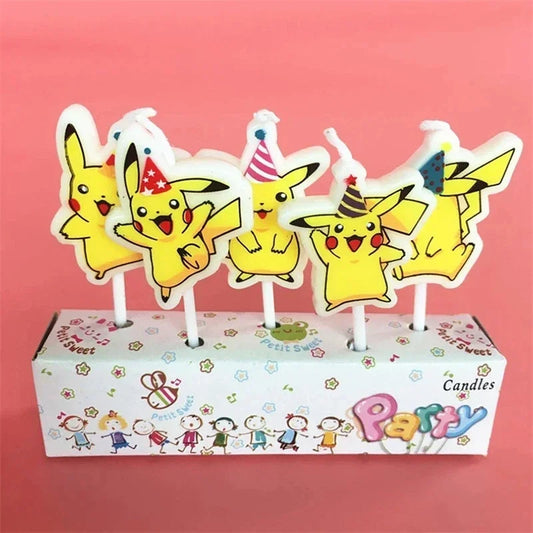 5pcs Pokemon Birthday Candles