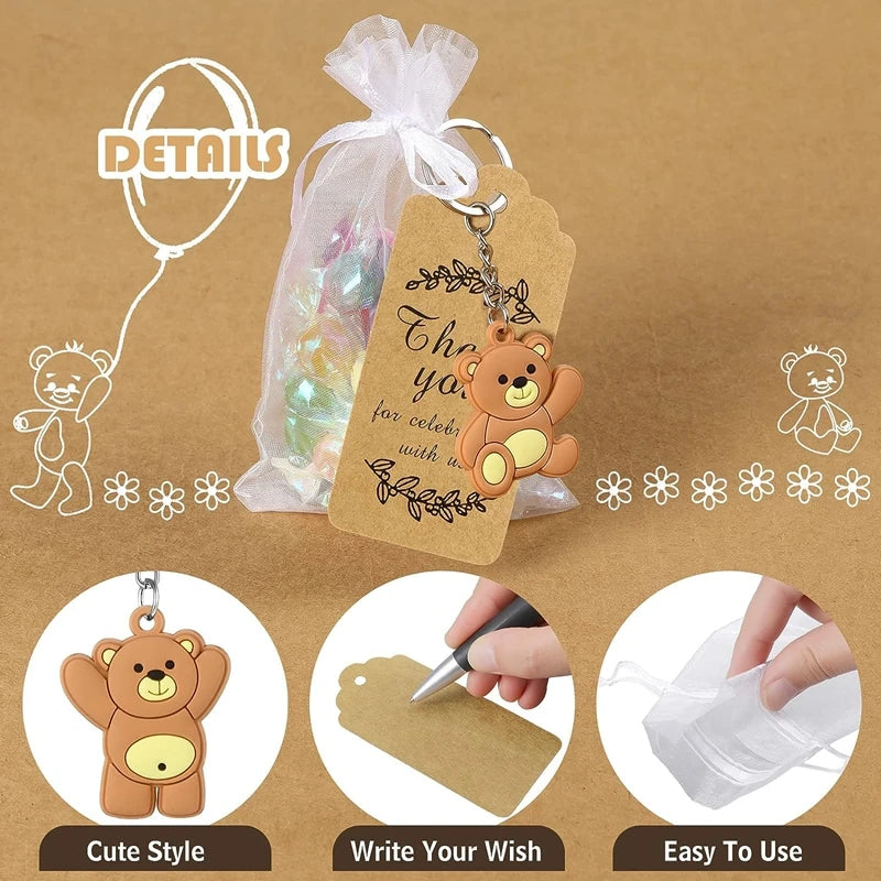 Bear Keychain with Gift Bag